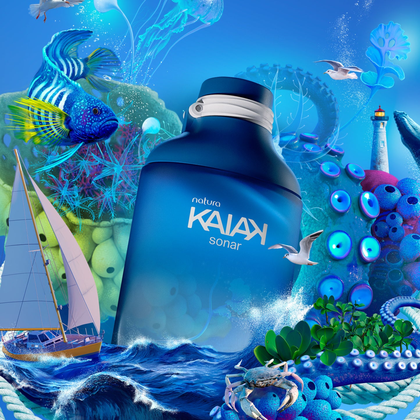 Kaiak Masculino 100 ml – Eau de Toilette refrescante con notas cítricas y acuáticas