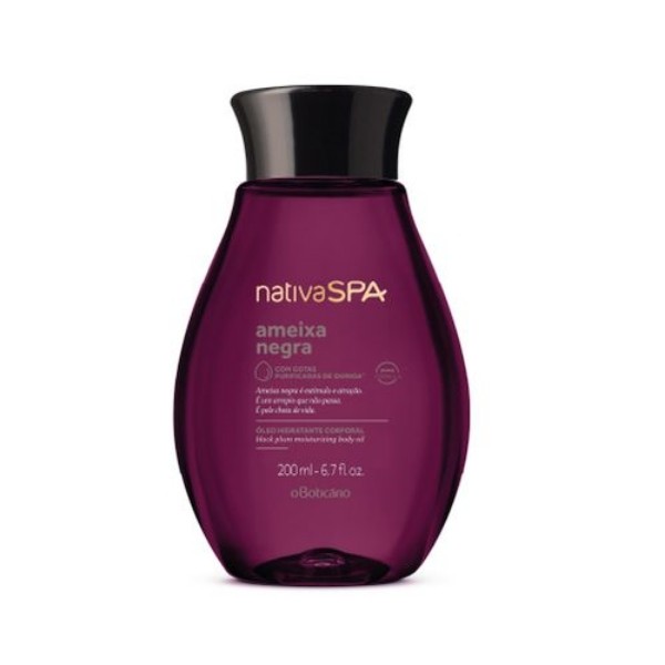O Boticário Nativa SPA Óleo Hidratante Black Plum Ameixa Negra 200ml