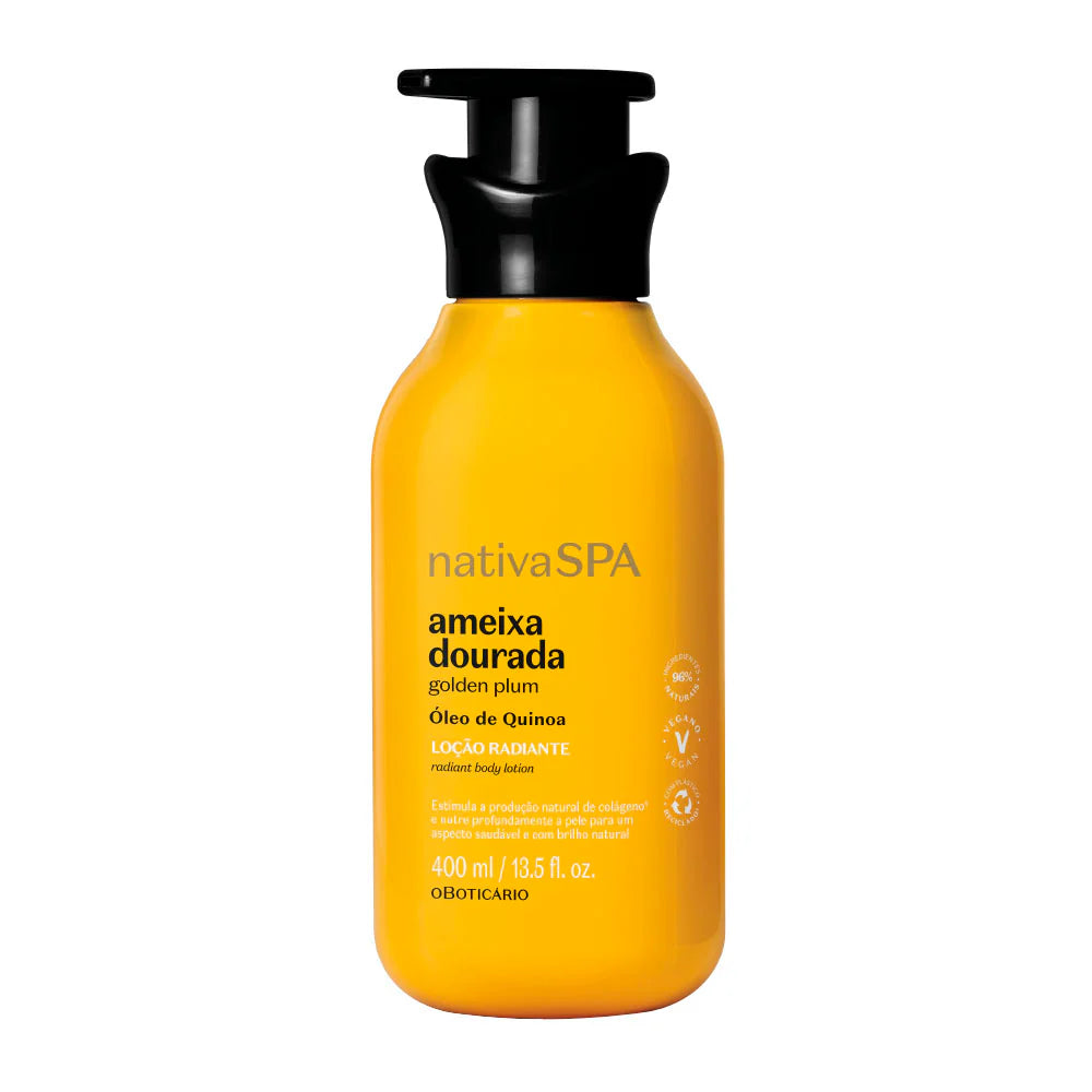Loção Hidratante Corporal Nativa Spa Ameixa Dourada, 400ml