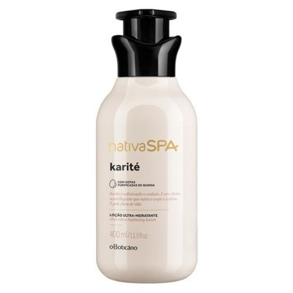 O BOTICÁRIO Nativa SPA Loção Hidratante Karite 400ml