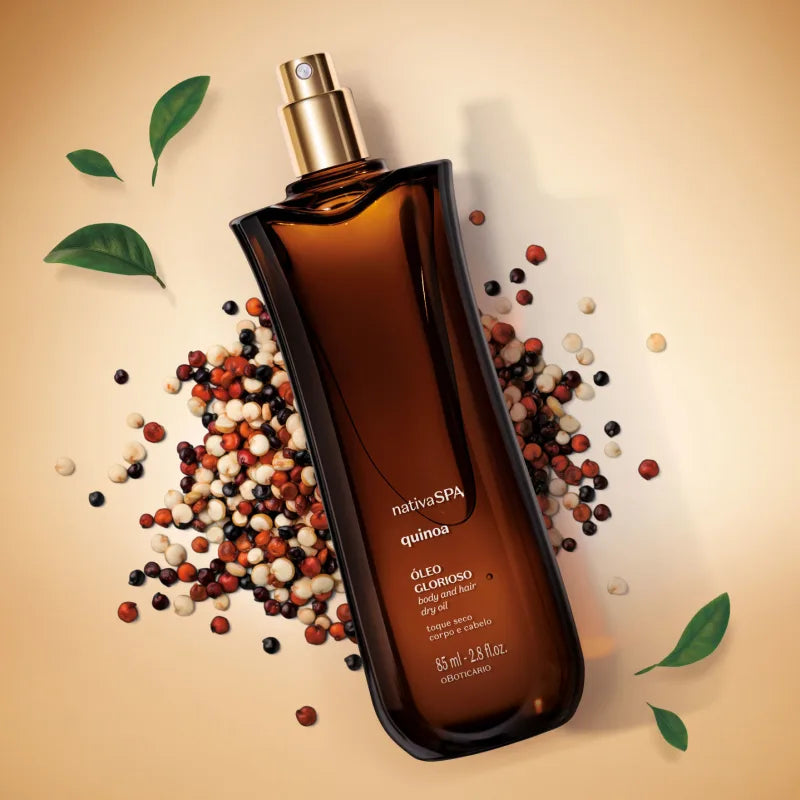 Nativa SPA Óleo Glorioso Quinoa Corpo e Cabelo 85 ml