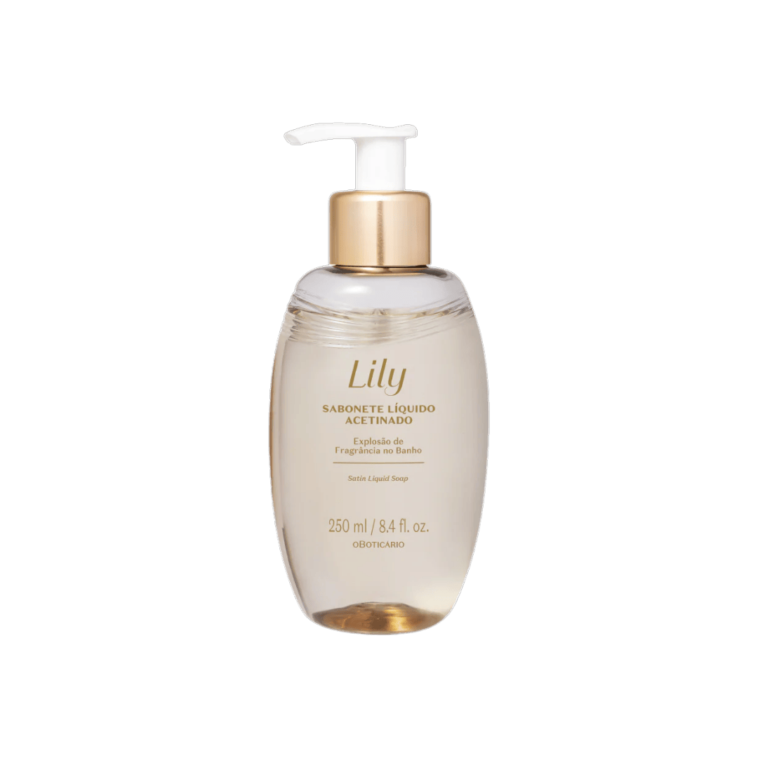 O Boticário Lily Sabonete Líquido Acetinado 250ml