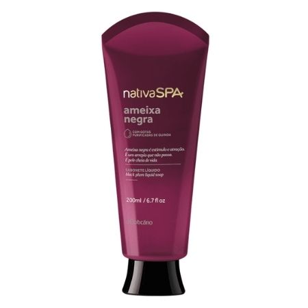 O Boticário Sabonete Líquido Nativa SPA Ameixa Negra 200ml