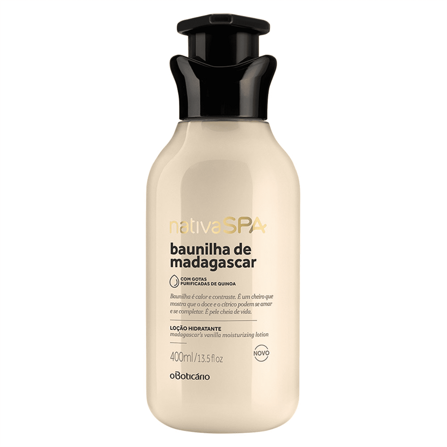 O Boticário Nativa SPA Loção Hidratante Baunilha de Madagascar 400ml