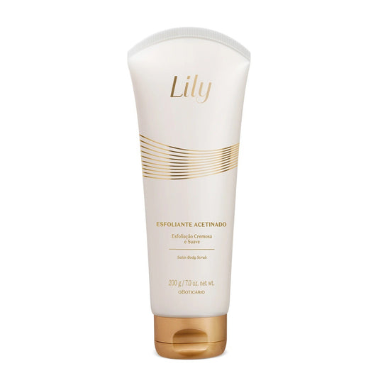 O Boticário Esfoliante Hidratante Acetinado Lily 200g
