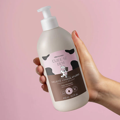 O Boticário Cuide-se Bem Deleite Chocolatudo Loção Hidratante Corporal 400ml
