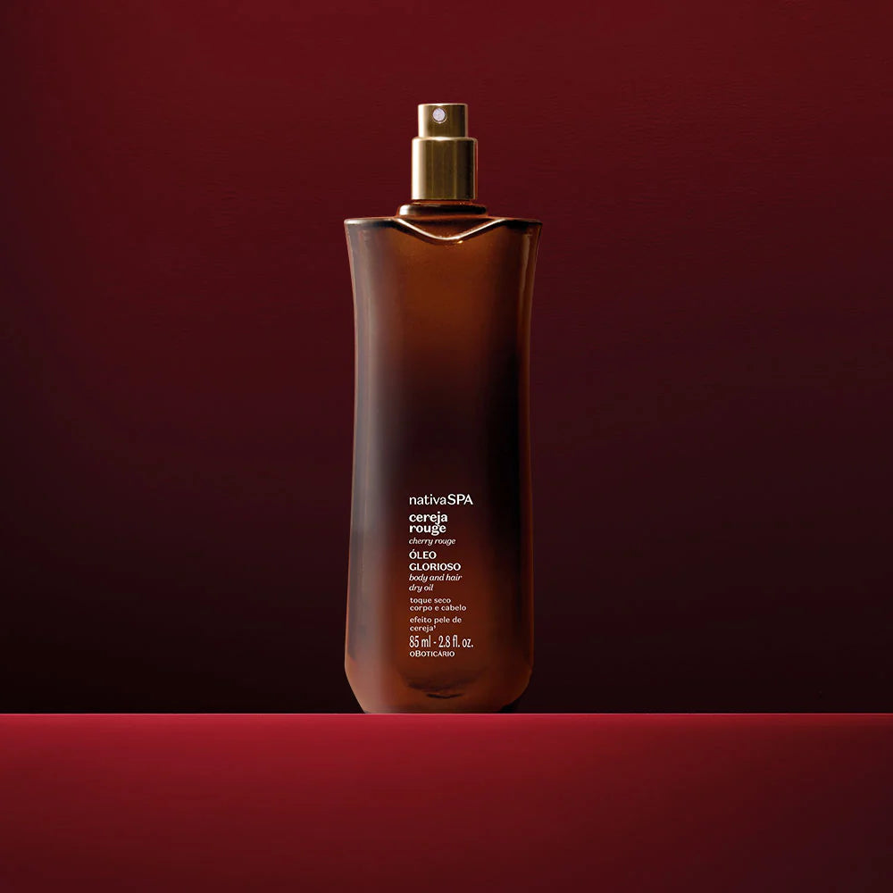 Nativa SPA Óleo Glorioso Cereja Rouge Corpo e Cabelo 85 ml