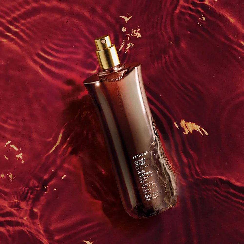 Nativa SPA Óleo Glorioso Cereja Rouge Corpo e Cabelo 85 ml