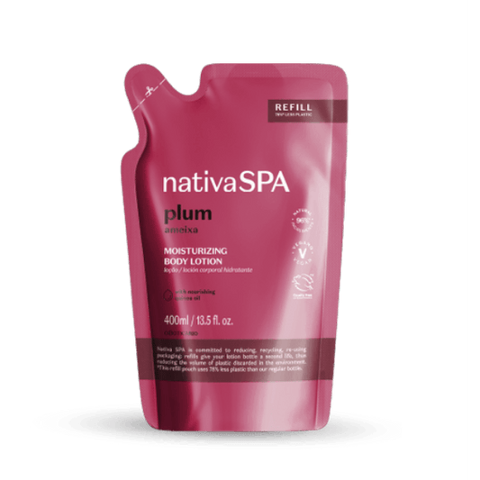 O BOTICÁRIO Refil Loção Hidratante Corporal Nativa SPA Ameixa 400ml