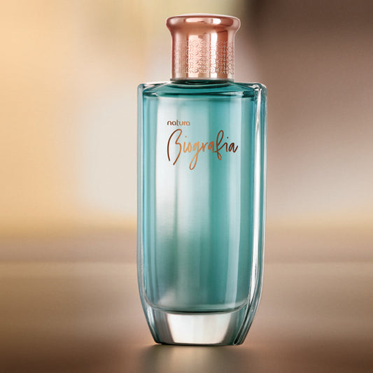 Biografia Feminino 100ml – Desodorante Colônia Floral Frutal com Notas de Pêssego e Jasmim