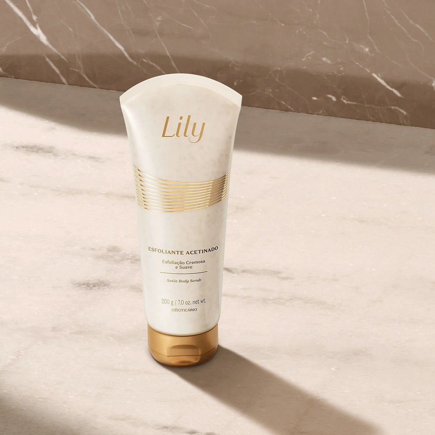 O Boticário Esfoliante Hidratante Acetinado Lily 200g