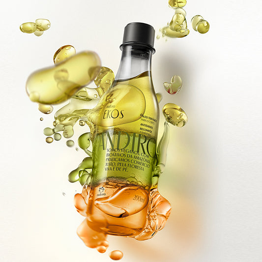 Aceite Trifásico Ekos Andiroba - Desodorante Corporal Natural para Piel Hidratada