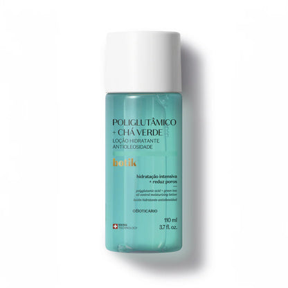 Botik Loção Hidratante Antioleosidade Poliglutâmico + Chá Verde 110 ml