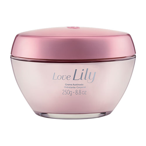 O Boticário Love Lily Creme Hidratante Acetinado  250g