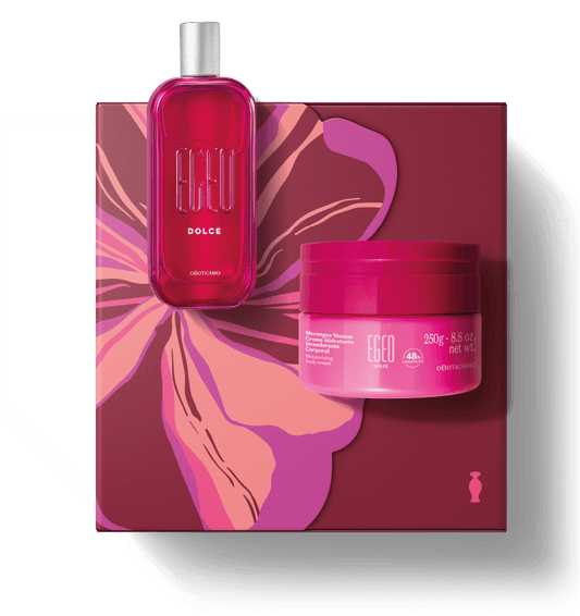 Kit O Boticário Egeo Dolce: Desodorante Colônia 90ml + Merengue Mousse Hidratante 250g