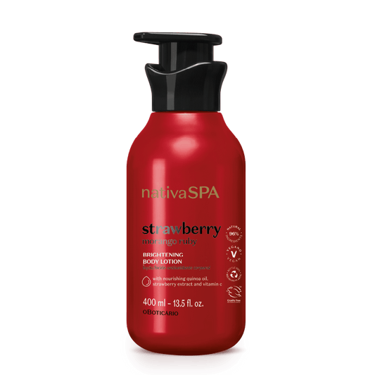 O Boticario Hidratante Corporal Morango Ruby Nativa Spa 400ml