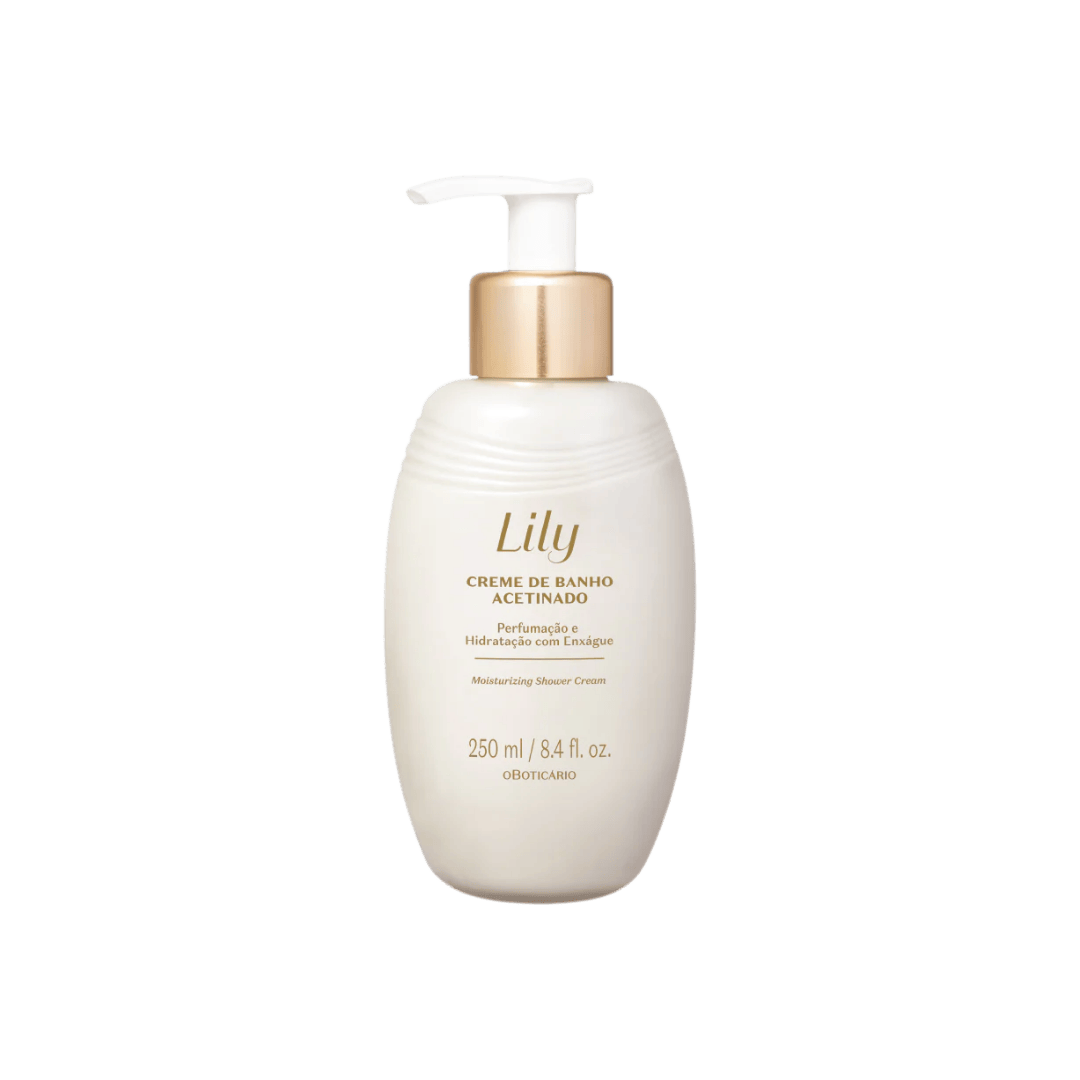 O Boticário Lily Creme De Banho Acetinado 250ml