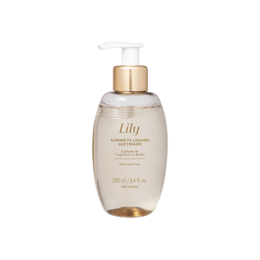 O Boticário Lily Sabonete Líquido Acetinado 250ml