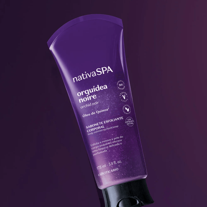 O Boticário Nativa SPA Sabonete Esfoliante Orquídea Noire 175ml