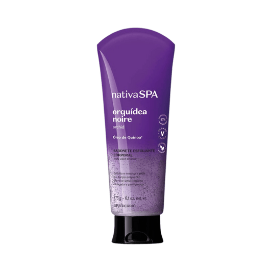 O Boticário Nativa SPA Sabonete Esfoliante Orquídea Noire 175ml