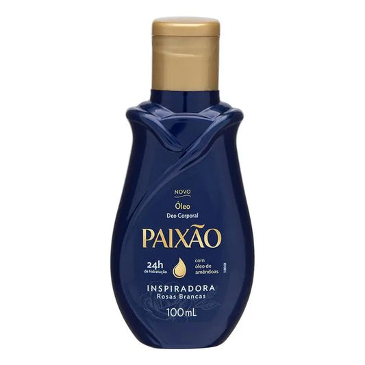 Aceite Corporal Pasión Inspiradora Rosas Blancas 100 ml – Hidratación 24 h con Aceite de Almendras y Acción Desodorante