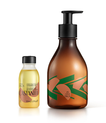 Kit de Loção Corporal Concentrada Ekos Castanha