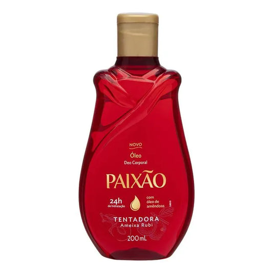 Aceite Corporal Pasión Tentadora 200ml – Hidratación 24h con Aceite de Almendras y Acción Desodorante