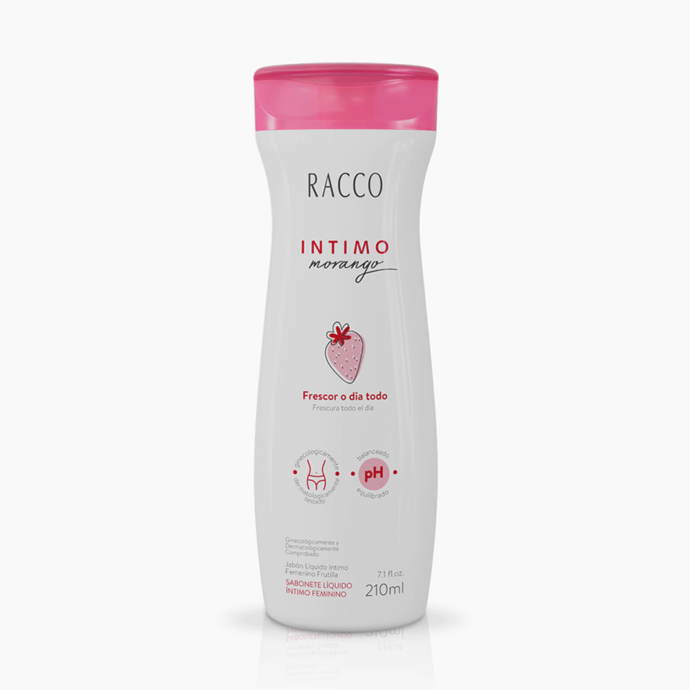 Jabón Líquido Íntimo Femenino Fresa 210ml – Racco