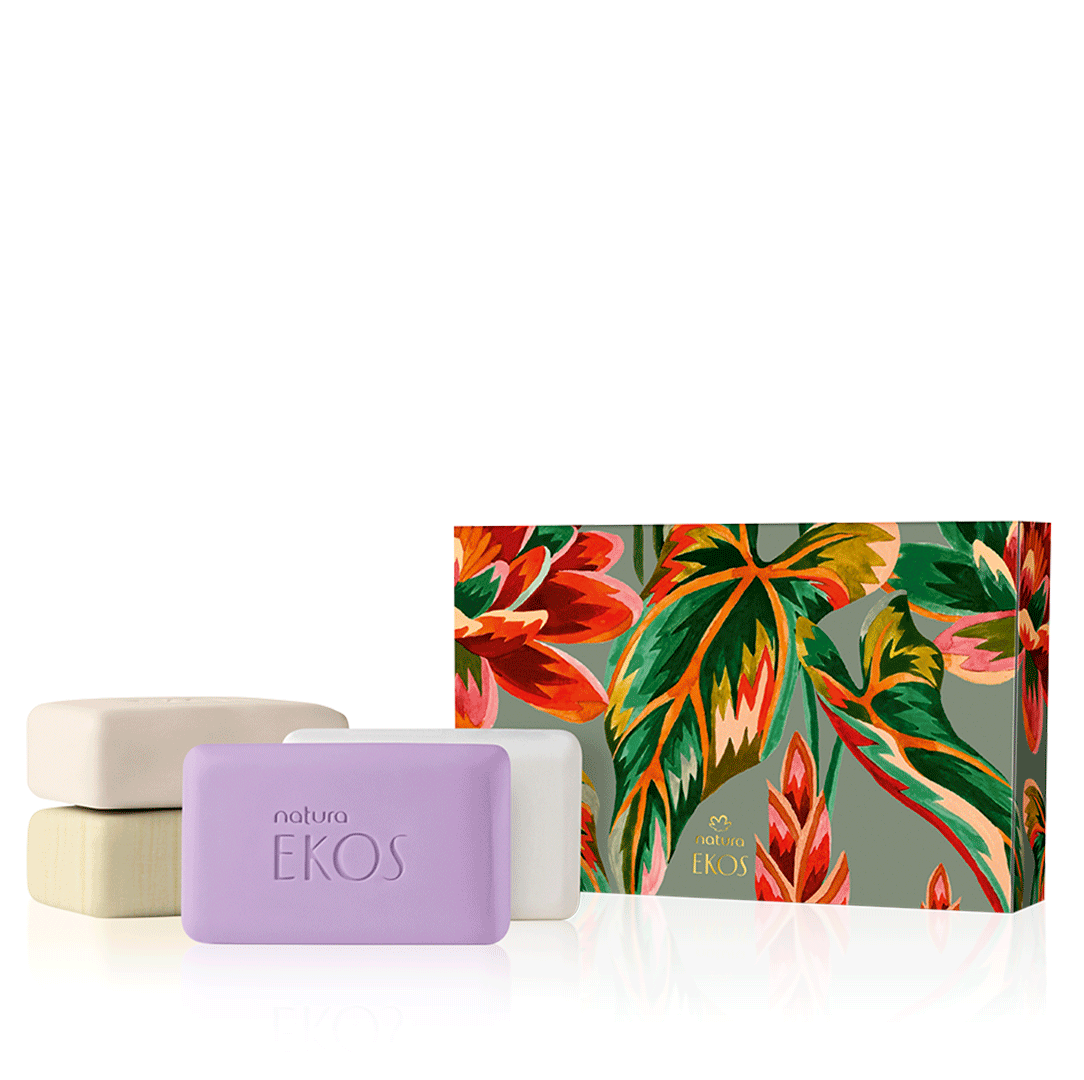 Ekos Holiday Creamy Soap Bar Set