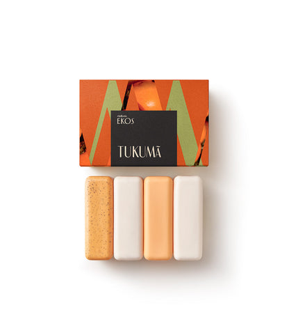 Ekos Tukumã Creamy and Exfoliating Bar Soap Set