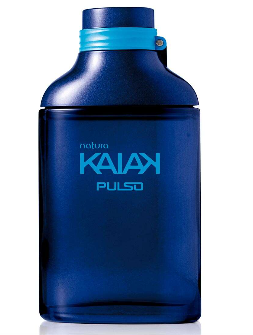 Natura Kaiak Pulso 100ml – Desodorante Colônia Masculino Aromático com Notas de Limão, Manjericão e Vetiver
